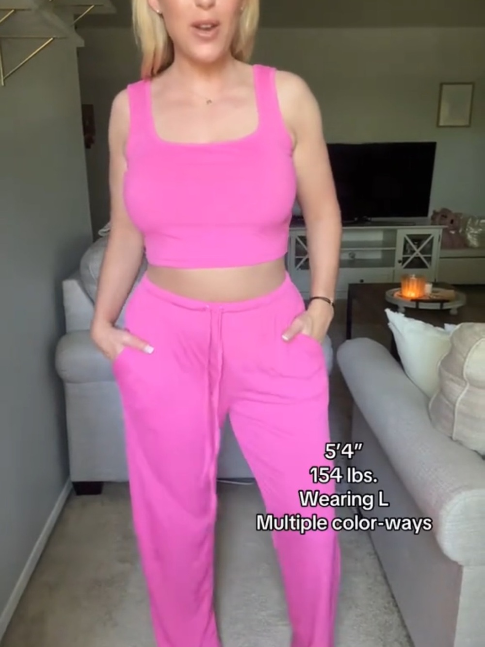 Hot Pink Lounge Set